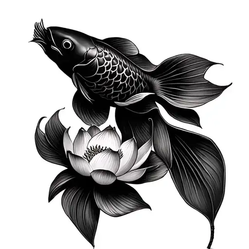 Lotus Koi Fish