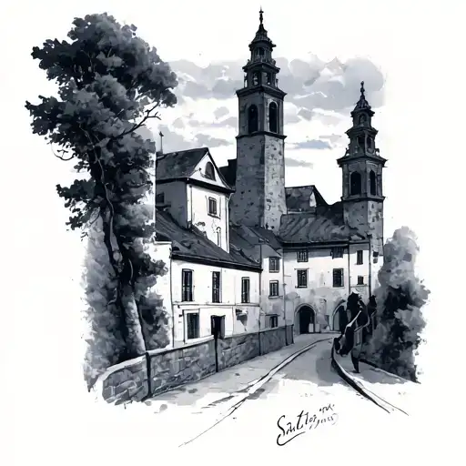 Sant James Way Santiago De Compostela