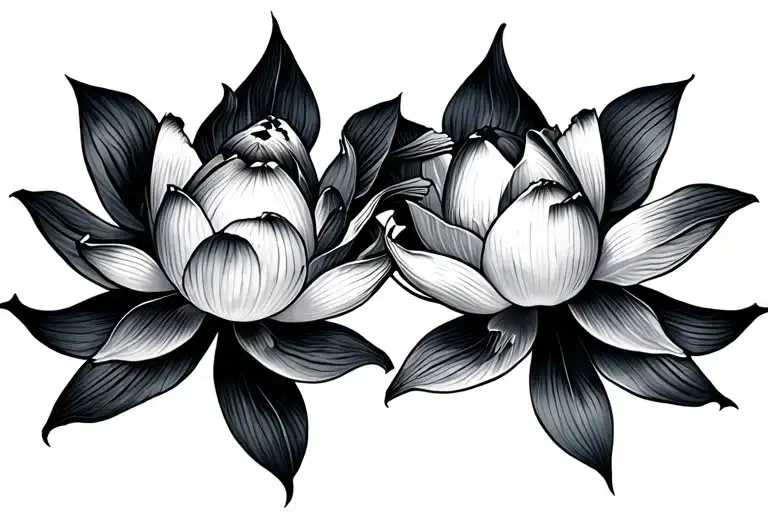 Lotus 2 Koi Fish Swimming