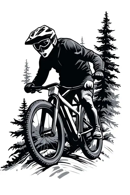 Mountain Biking Trail Winding