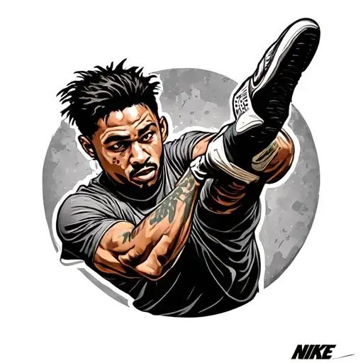 Guy Kicking You In Face With Nike Tn