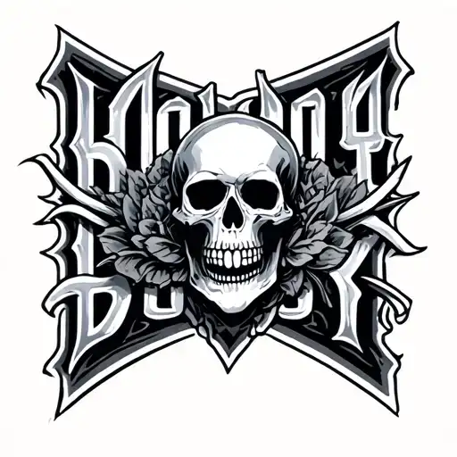 The Name Mark With A Skull