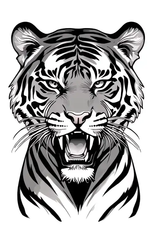 Roaring Tiger Full Body