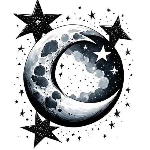 Moon And Star
