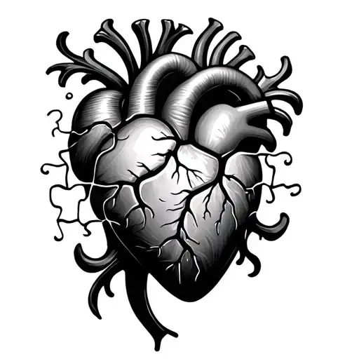 Puzzle Real Heart With Missing Part