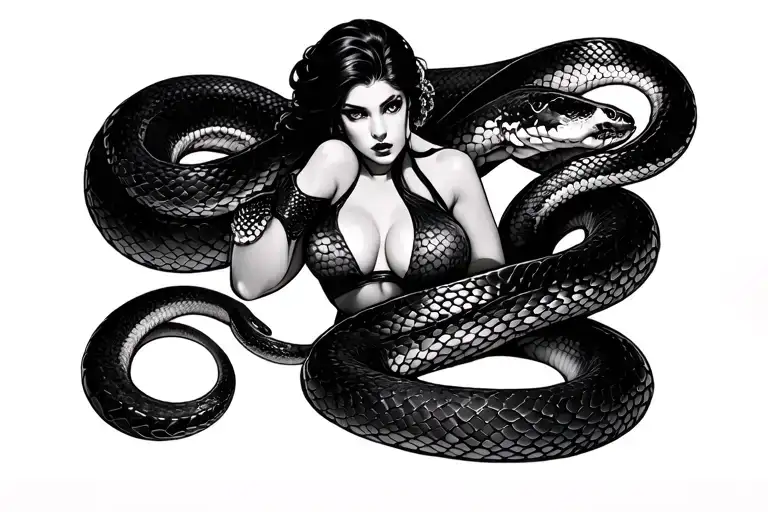 Snake Slutty Woman