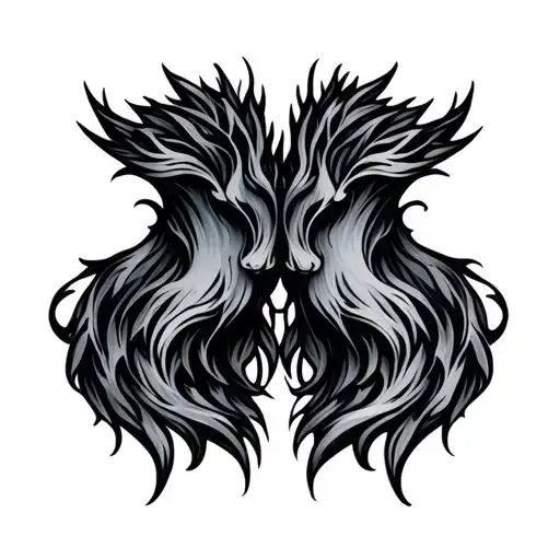 Twin Flames Tattoo idea