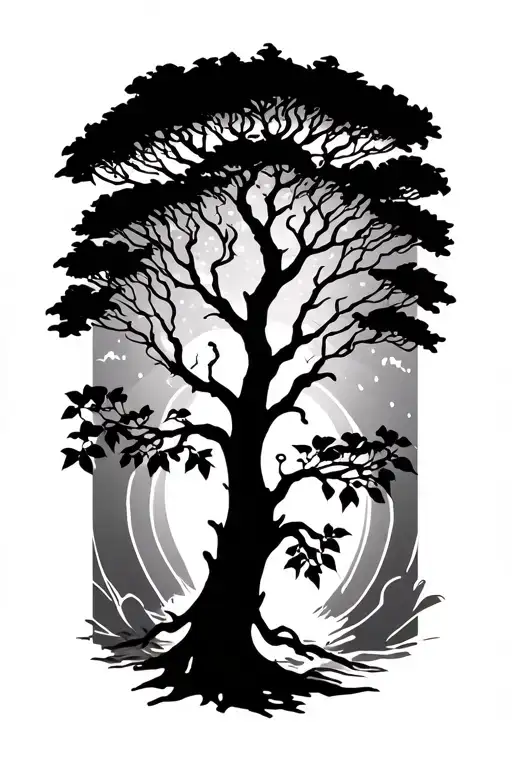 Family Tree Silhouette