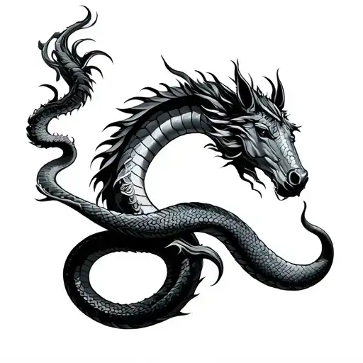 Dragon Snake Horse