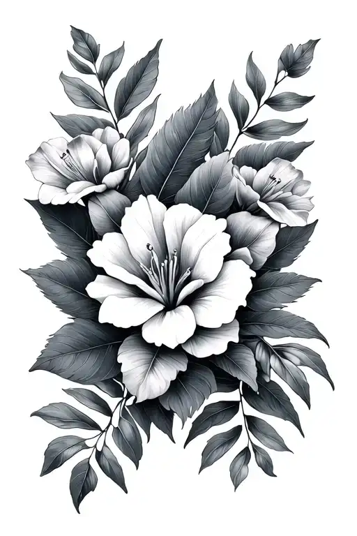 Jungle Flowers Wrapped