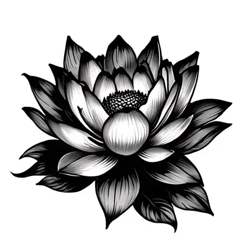 Lotus Flower And Montana Outline