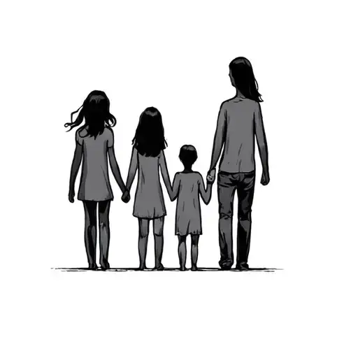Family Holding Hands