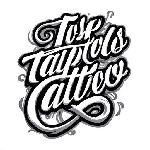 Lettering With The Tap Point Phrase