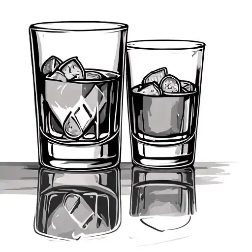 Two Whiskey Glasses