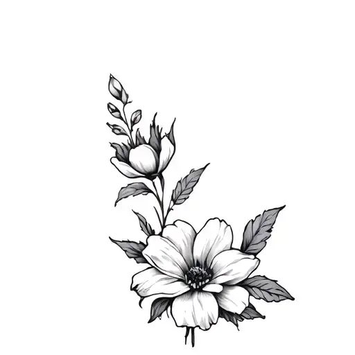 May And October Birth Flower Surrounded