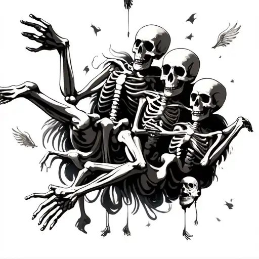 Skeletons Falling From Heaven