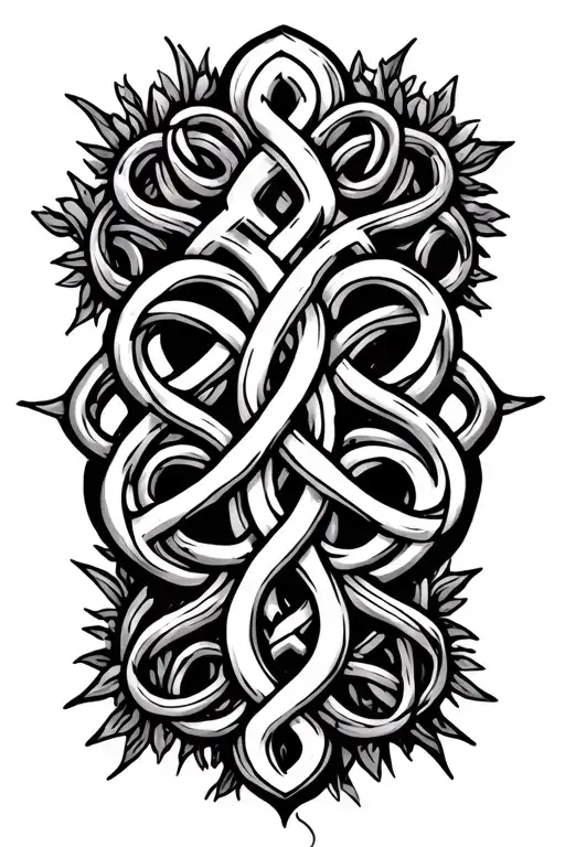 Celtic Knot Roots Surrounded