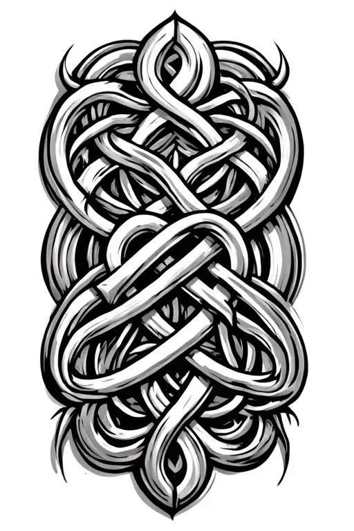 Celtic Knot Roots Surrounded
