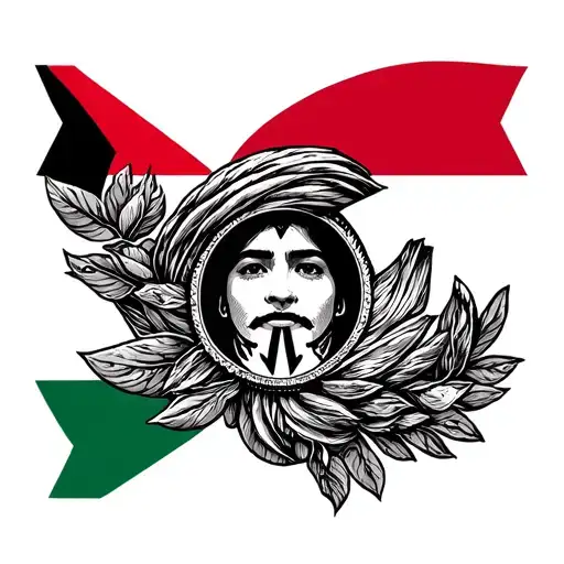 Algeria And Palestine Melangees Cards