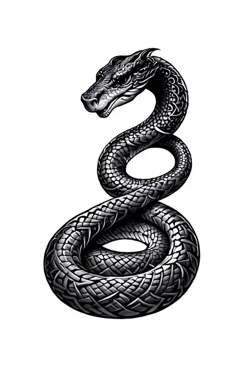Snake Celtic Style