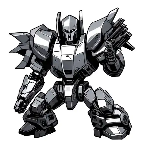 Robot Transform To Knight