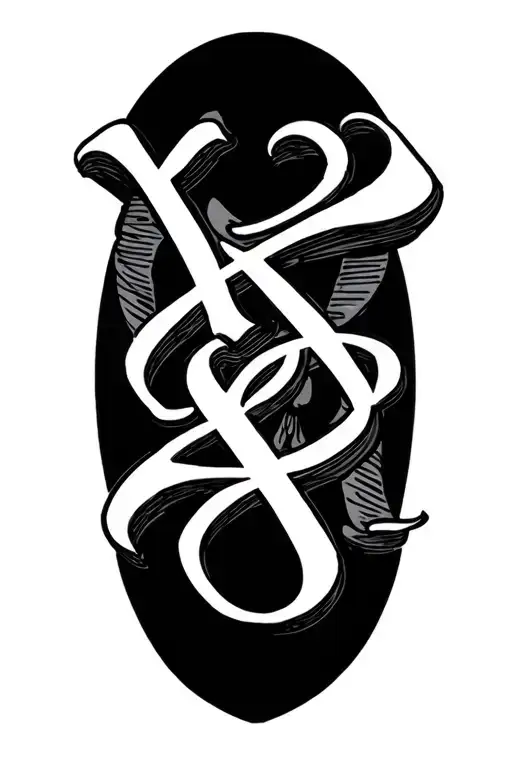 Khatira Name In Cursive From Elbow To Wrist Shaded In