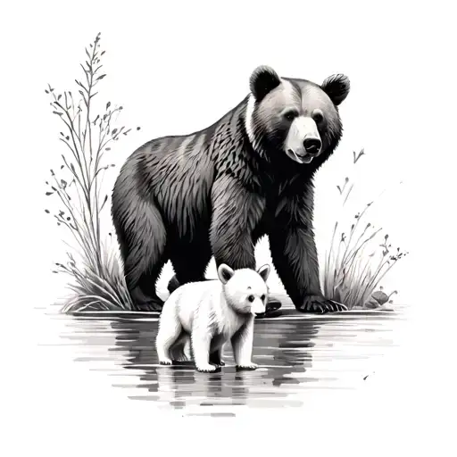 Bear And Cub