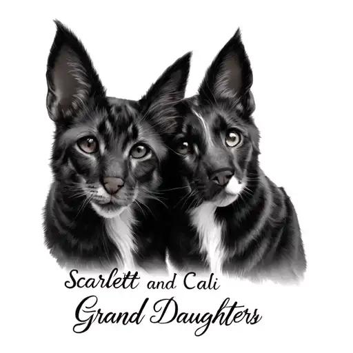 Grand Daughters Named Scarlett And Cali