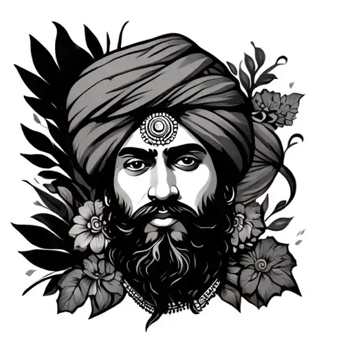 Panjabi Singh Tattoo Design