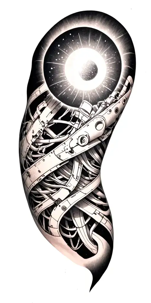 A Sleeve With A Physics Part