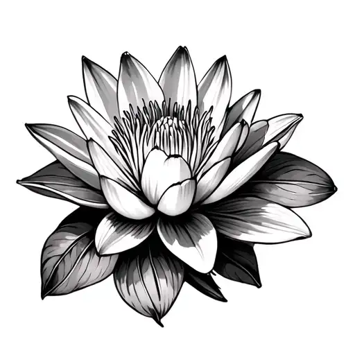 Water Lily And Primrose Flower