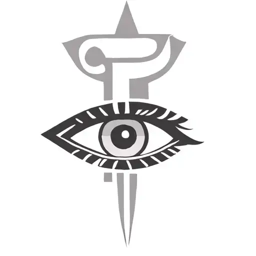 Eye Of Horus With Egyptian Symbol Background