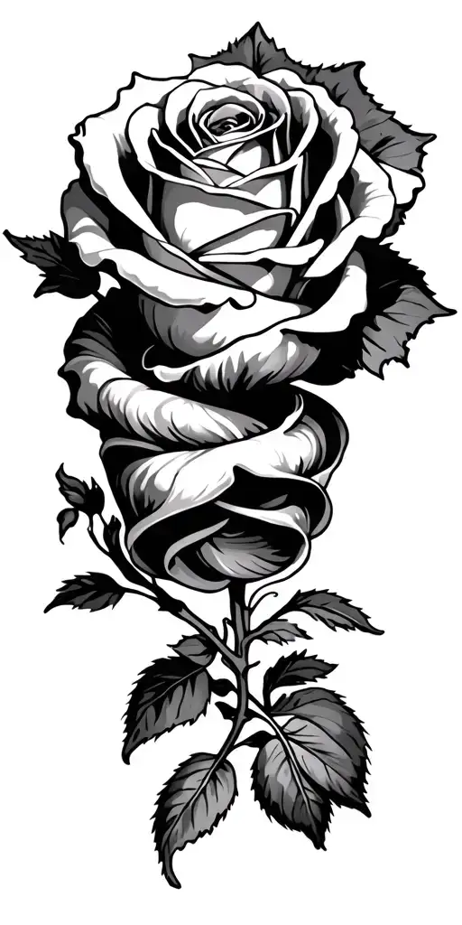 Rose Wrapped Tightly