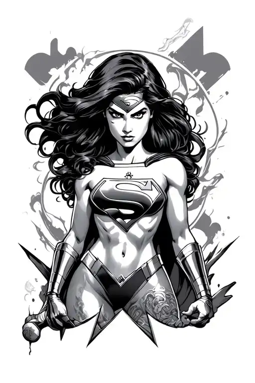 Superwoman Sign Surrounded