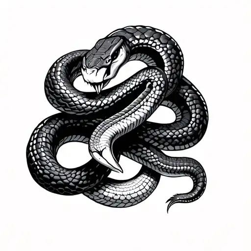 2 Snakes Intertwined Wristband