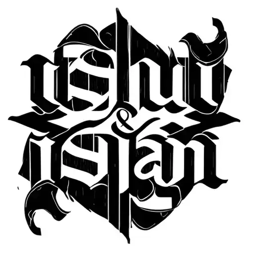 Ishuu And Ishan Name Mixed Together In English Font