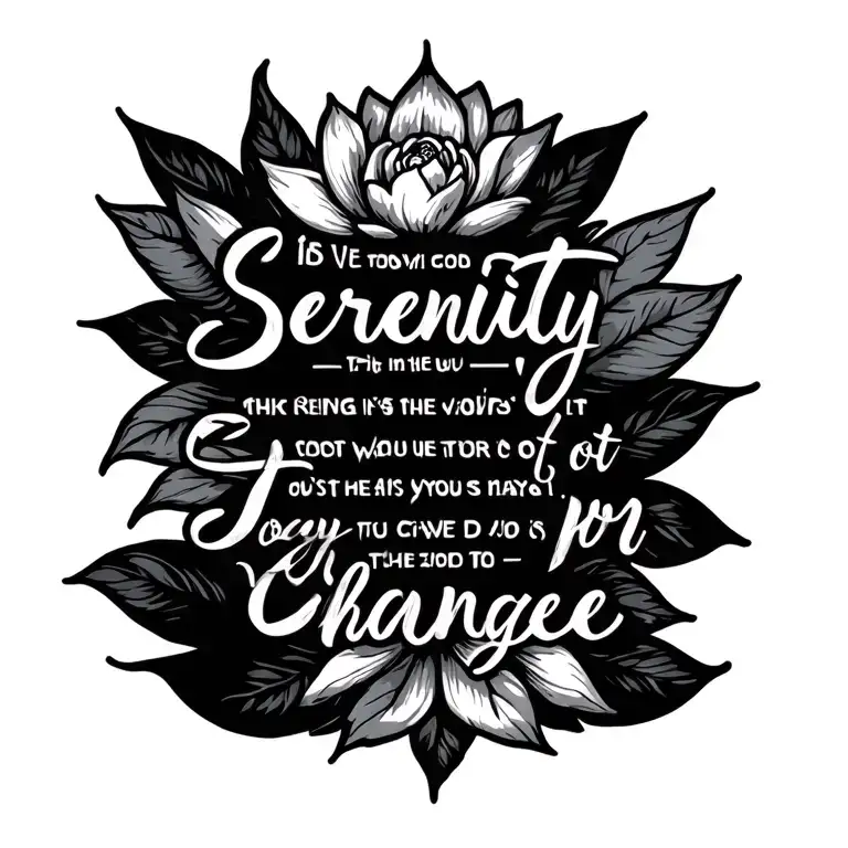 Serenity Prayer