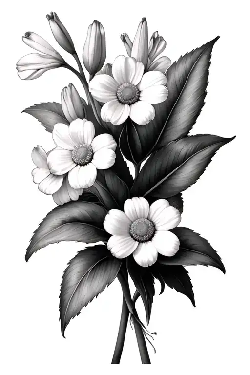 Lilly Of The Valley An Daisies