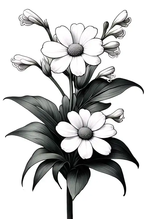 Lilly Of The Valley An Daisies