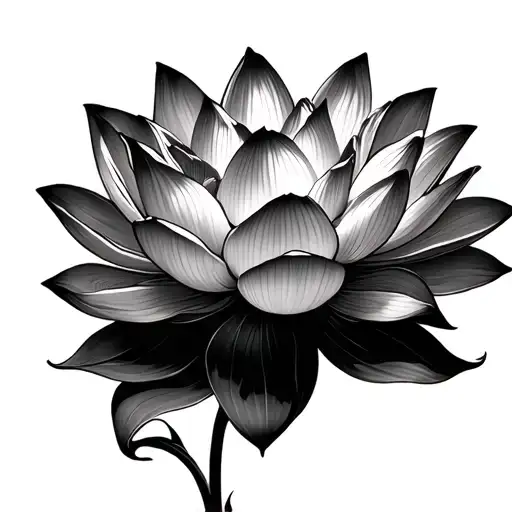 Lotus Flower Blooming In A Beuty Shape
