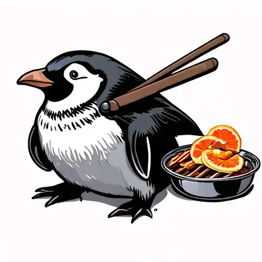 Penguin Grilling