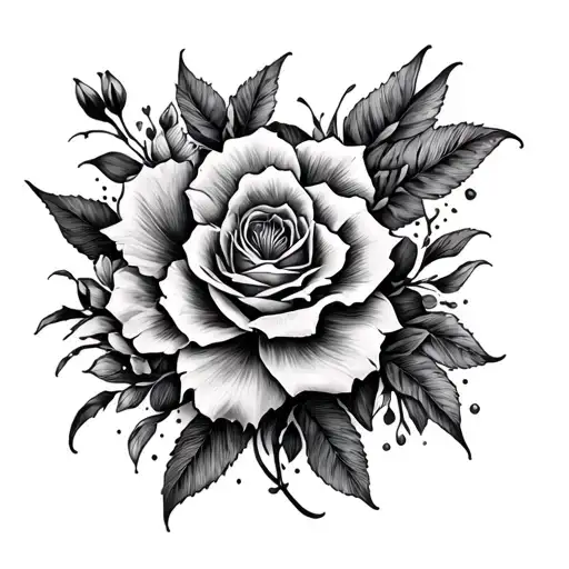 Blackwork Leg Sleeve