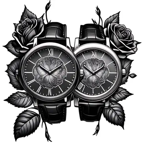 2 Watches With Roses