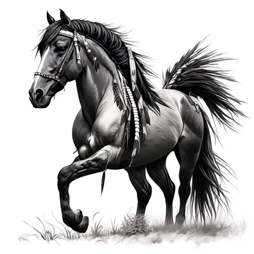 Native American War Horse