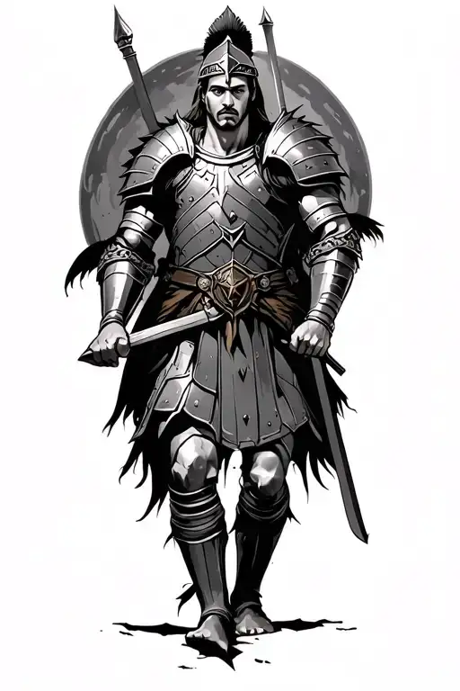 Centurion Approaching Battle Scene