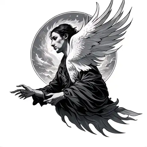 A Person Being Guided By The Winds Of The Holy Spirit