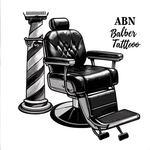 Barber Chair Clippers Barber Pole And Salon Chair