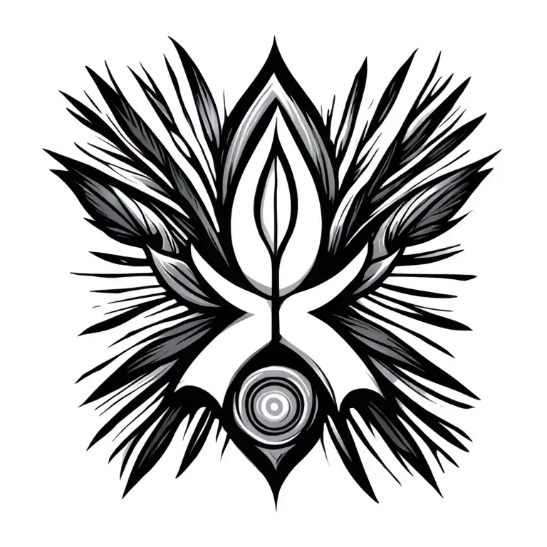 Small Simple Pause Symbol And Prayer