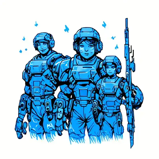 Blue Team With Siblings