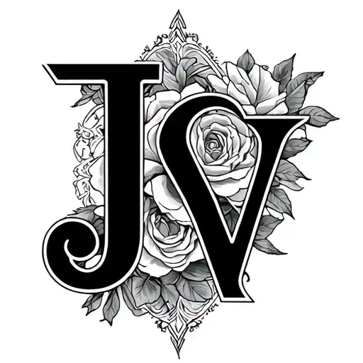 With The Letters J S V
